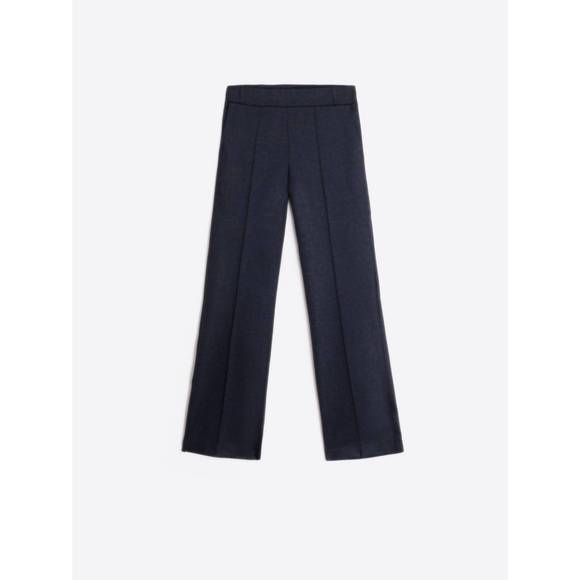 Vilagallo Women's Blue Gingham Lace Trousers 33361